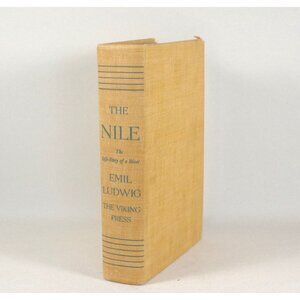 The Nile: The Life Story of a River, Emil Ludwig 1937 African Geography History
